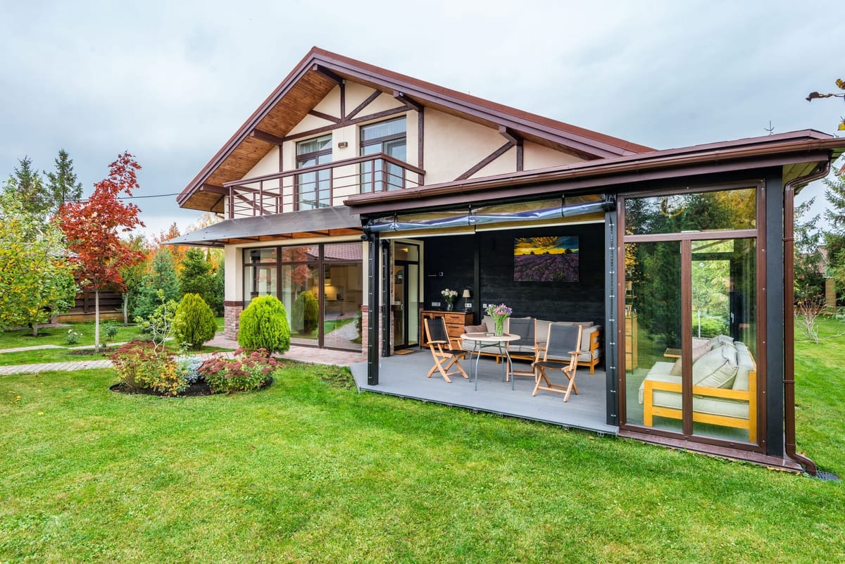 Garden Room & Decking — Example Town